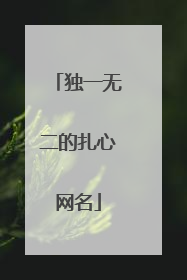 独一无二的扎心网名