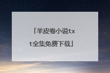 羊皮卷小说txt全集免费下载