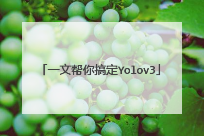 一文帮你搞定Yolov3