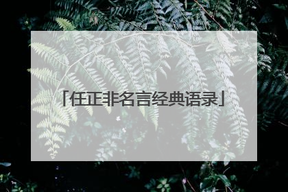 任正非名言经典语录