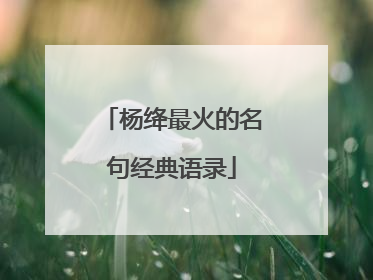 杨绛最火的名句经典语录