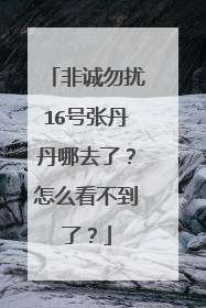 非诚勿扰16号张丹丹哪去了？怎么看不到了？