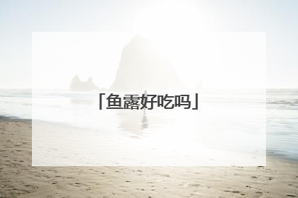 鱼露好吃吗